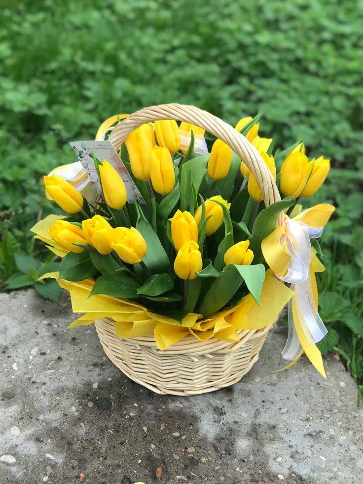 Желтые букеты