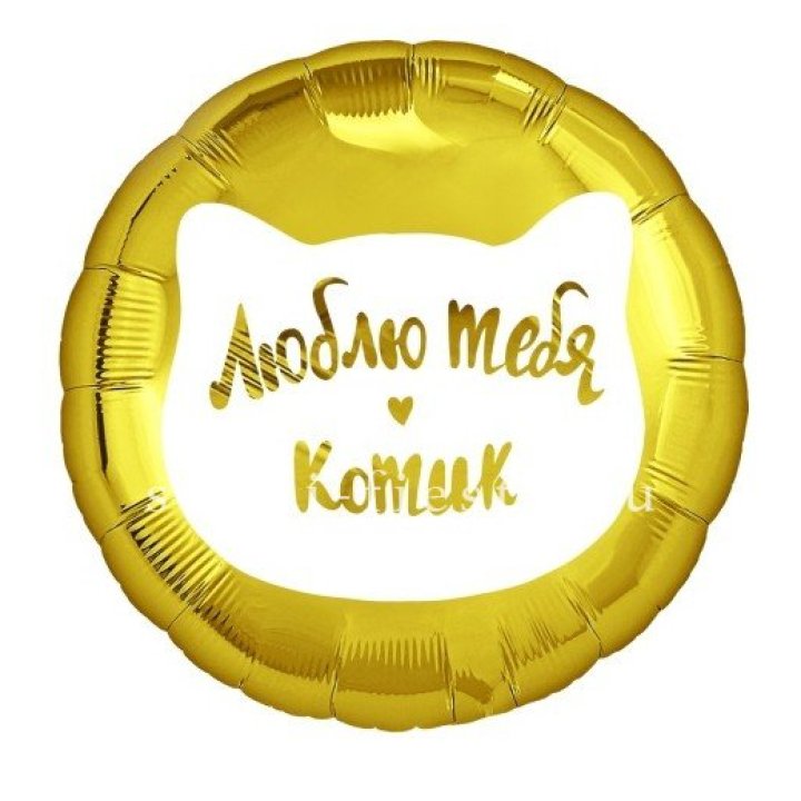 Фольгированный шар "Люблю тебя, Котик" в Орске