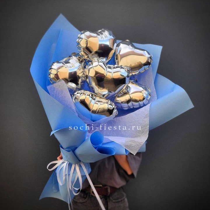 Букет из шаров сердец  №2 в Орске