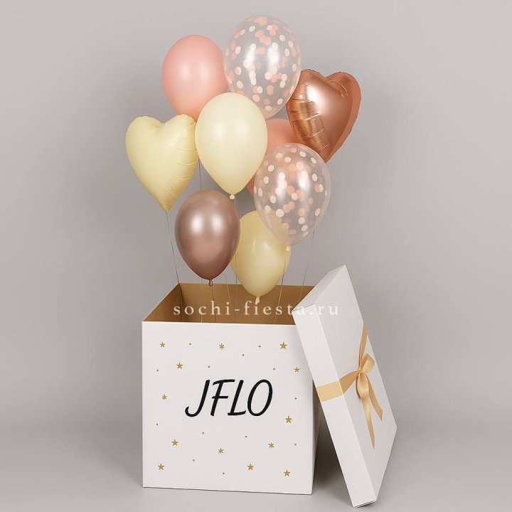 Коробка-сюрприз с шарами №2 в Орске