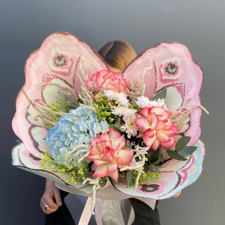 Дизайнерский букет бабочка №5 в Орске