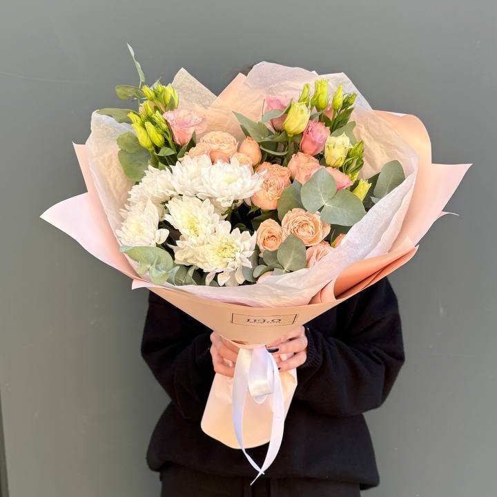 Букет "Персиковая нежность" в Орске