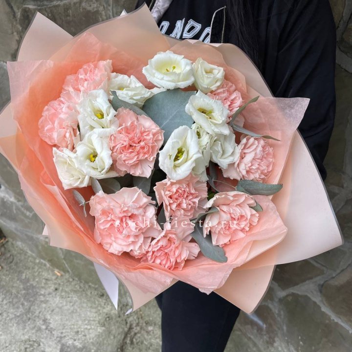  Букет диантусов "Пич" в Орске