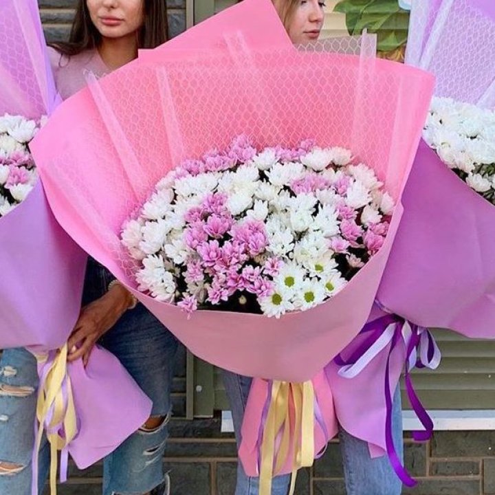 Букет хризантем №3 в Орске