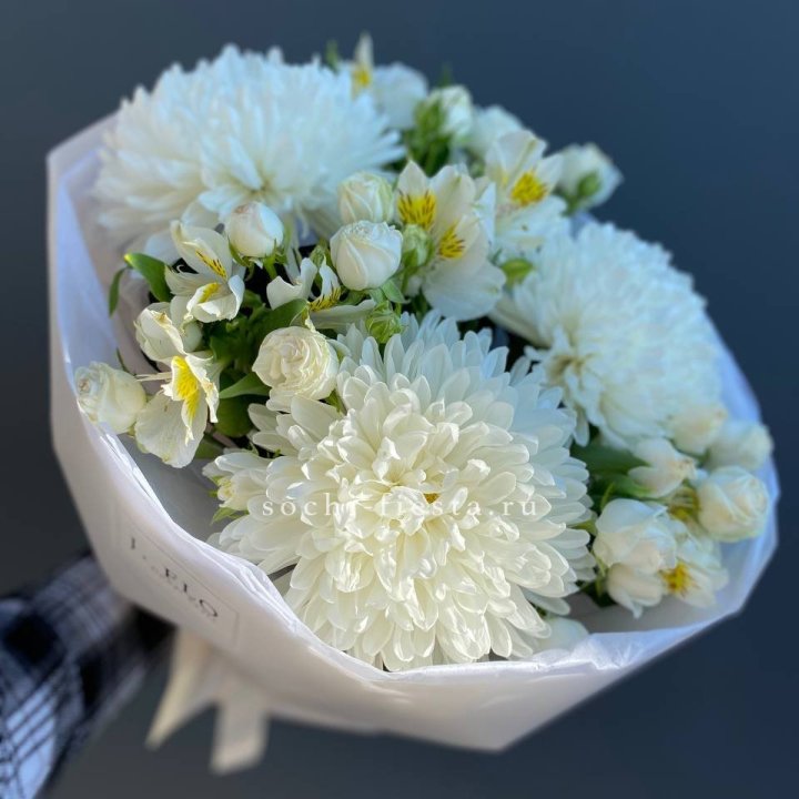 Букет из хризантем "Миранда" в Орске