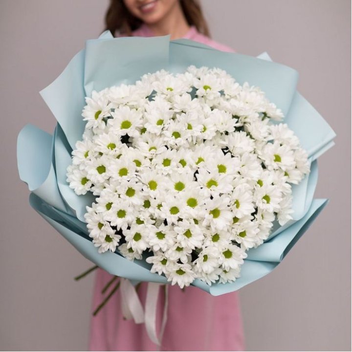  Букет хризантем "Бон-бон" в Орске