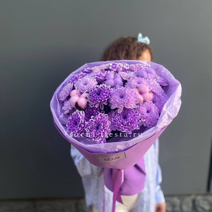 Хризантемы с хлопком в Орске