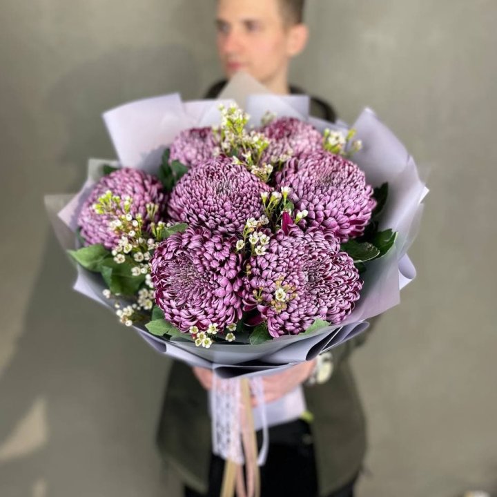 Букет хризантем "Палермо" в Орске