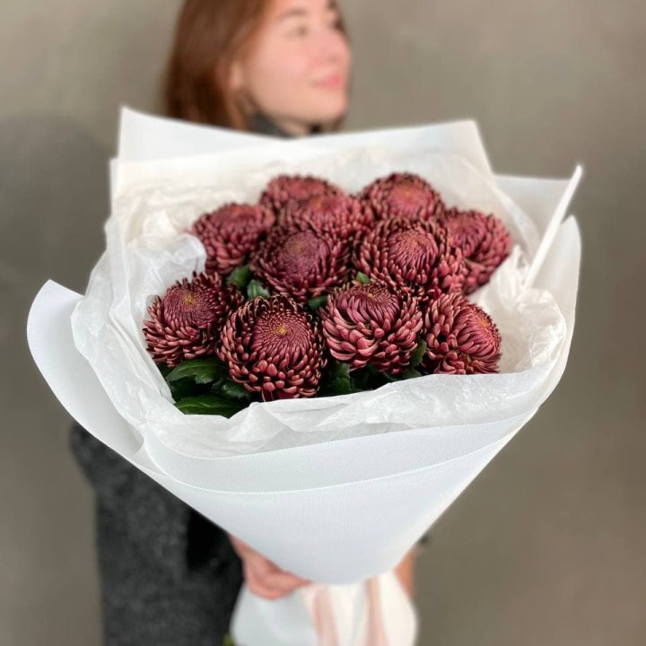 Букет хризантем "Касиопия" в Орске