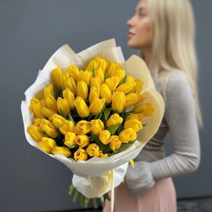 51 желтый тюльпан в Орске