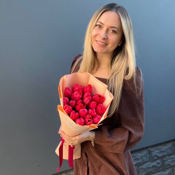  19 красных тюльпанов в Орске