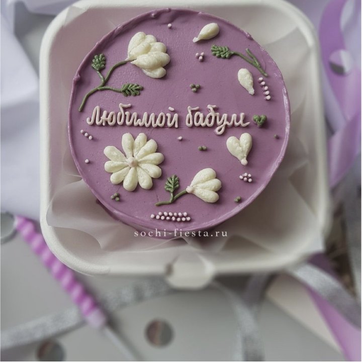 Бенто-торт "Любимой бабуле" в Орске