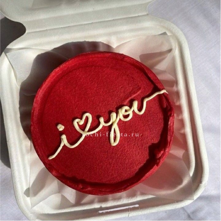 Бенто-торт "Я тебя люблю бесконечно" в Орске