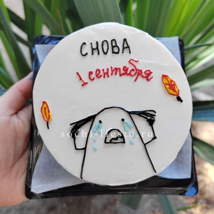 Бенто-торт "Не опять, а снова..." в Орске