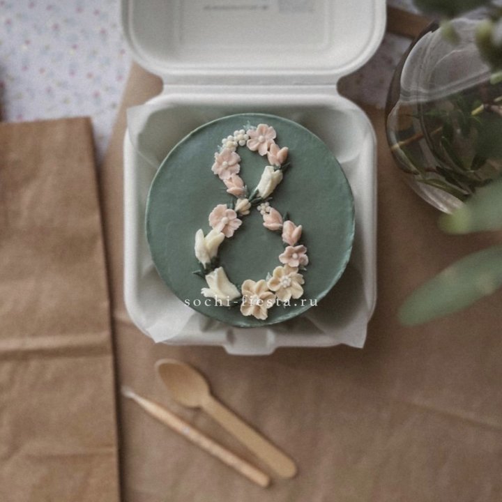 Бенто-торт "8 марта" green  в Орске