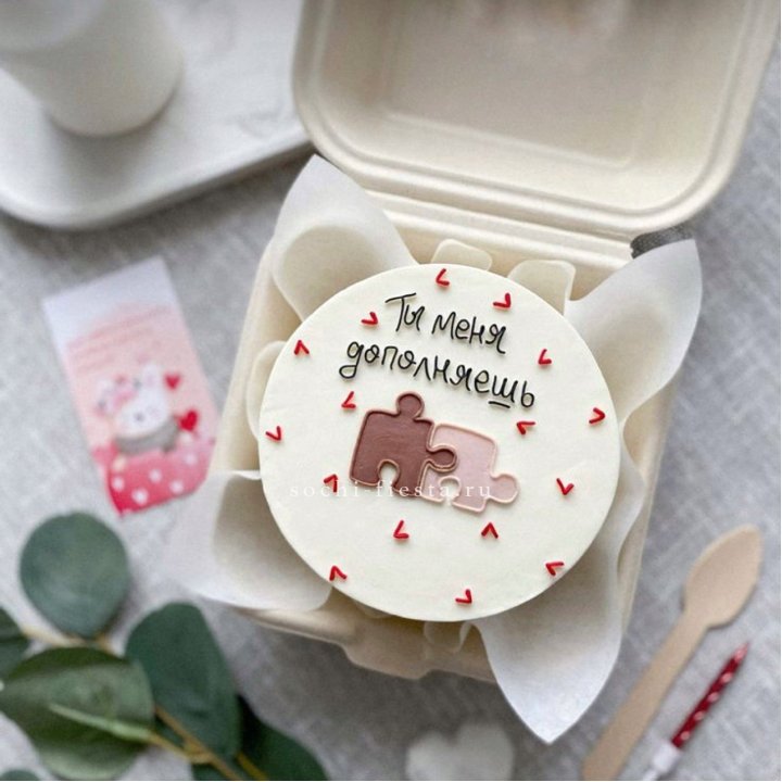 Бенто-торт "ТЫ меня дополняешь"  в Орске