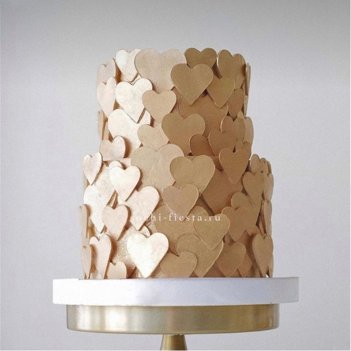 Торт "Hearts" gold в Орске