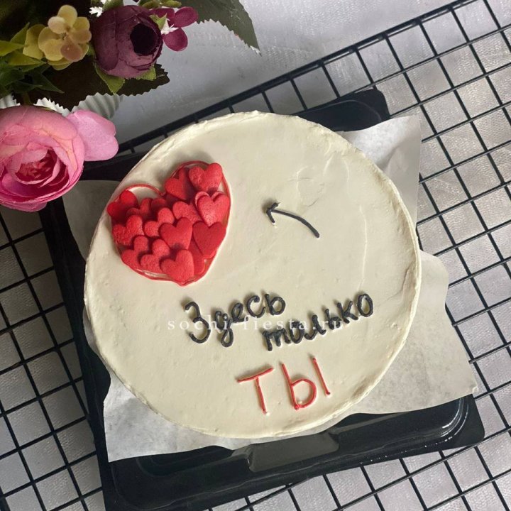 Бенто-торт "В моем сердце только ты"  в Орске