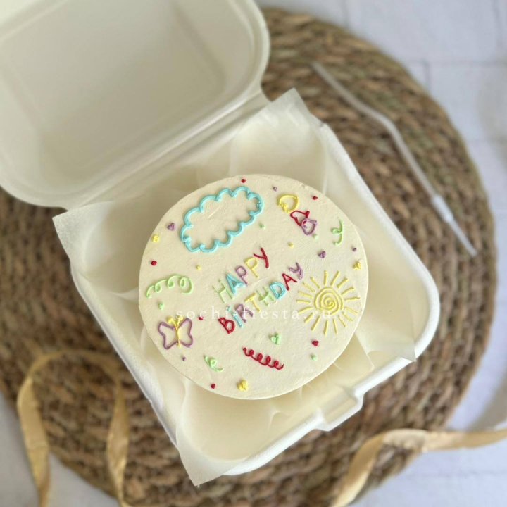 Бенто-торт "С днем рождения!"  в Орске