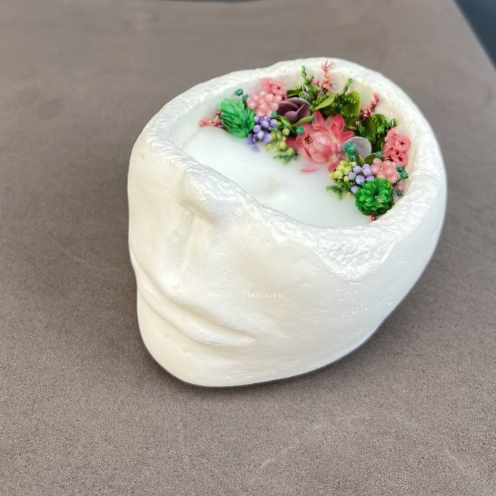 Свеча ароматическая в гипсе  в Орске