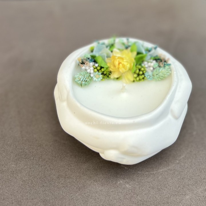 Свеча ароматическая в гипсе Руки в Орске