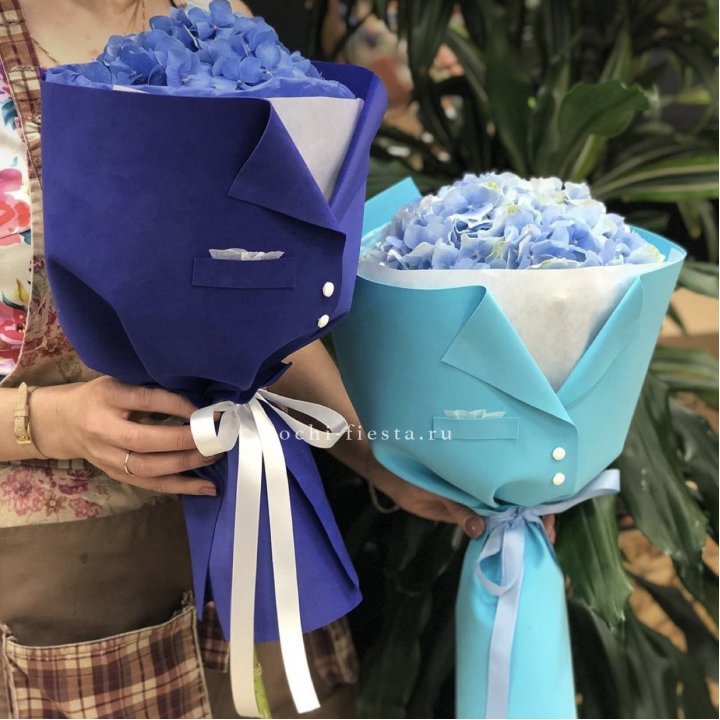 Букет с гортензией с пиджаком в Орске