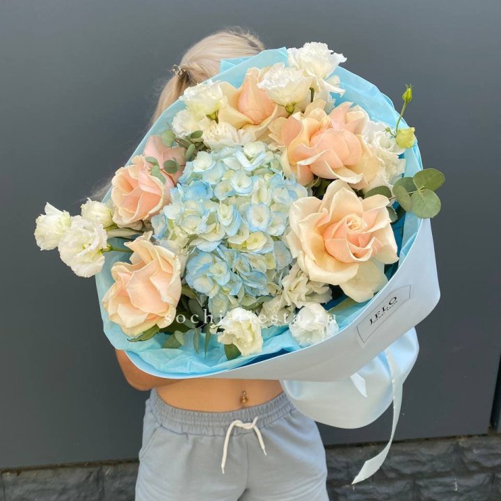 Сборный букет "Голубой закат" в Орске