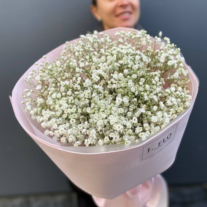 11 белых гипсофил в фоамиране в Орске