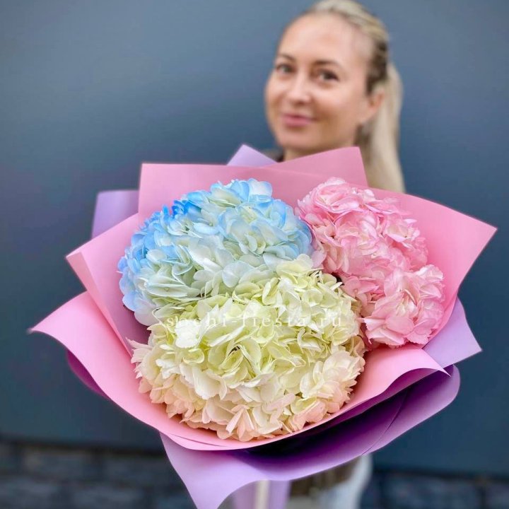 Букет гортензий "Тоника" в Орске