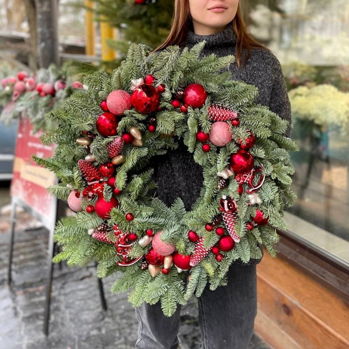 Рождественский венок  в Орске