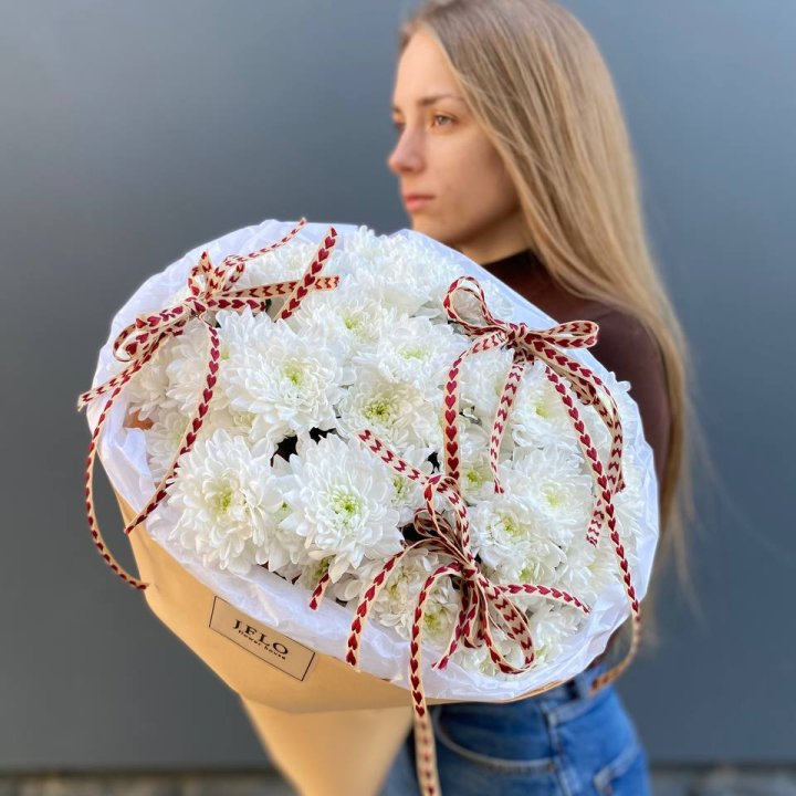 Букет "Хризантемы с любовью" в Орске