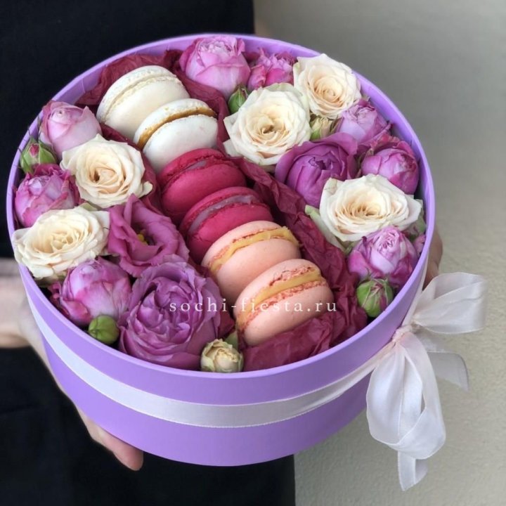 Цветочный бокс "Лаванди" в Орске