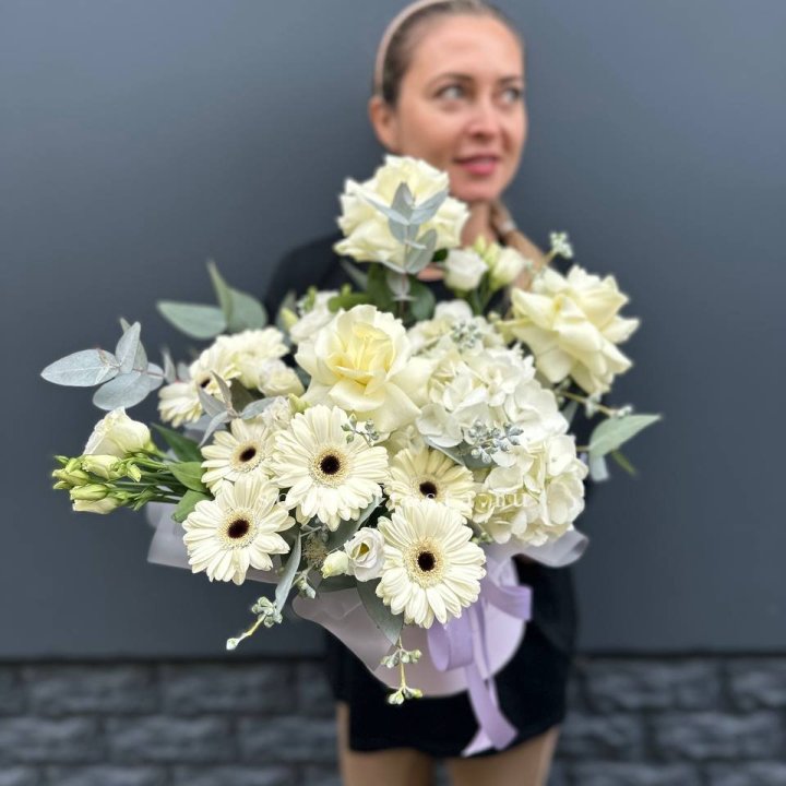 Цветочный бокс "Лавандовый сон" в Орске