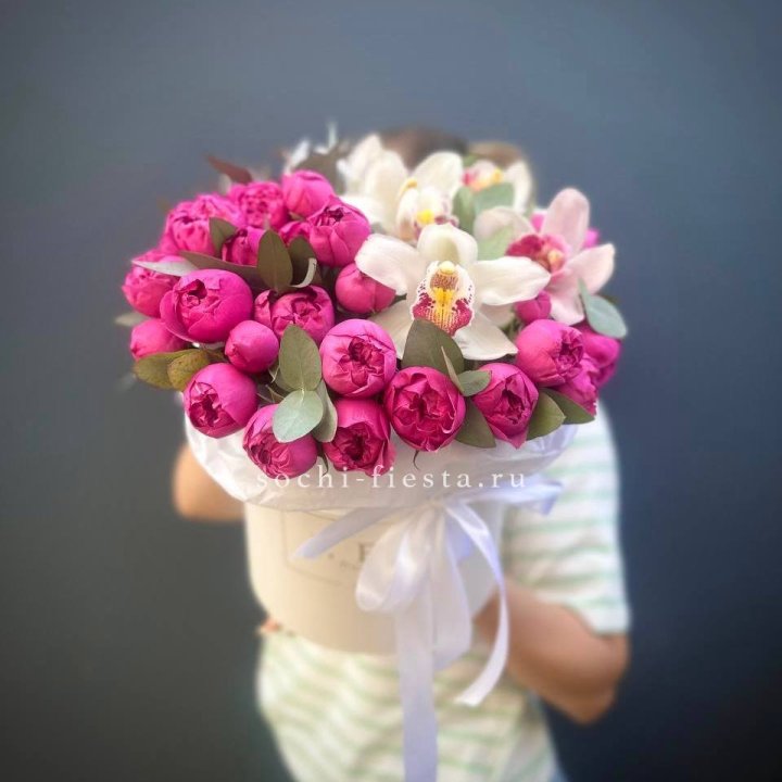 Бокс дуо мисти и орхидеи в Орске