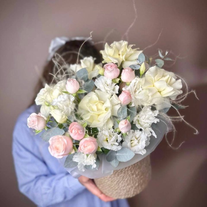 Авторский бокс "Милена" в джутовом кашпо в Орске