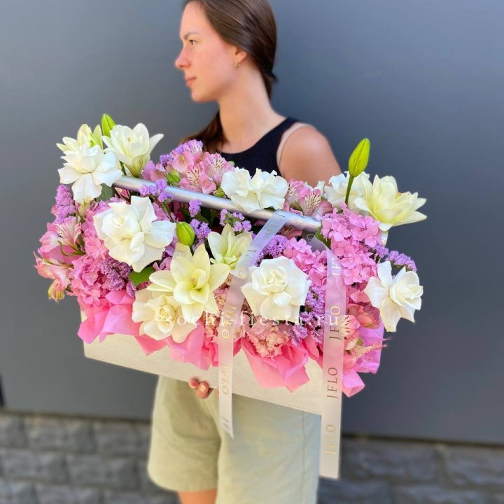 Большой бокс розовый в Орске