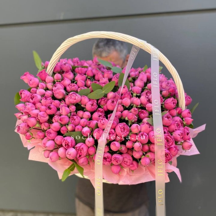 Корзина роз Мисти Баблс 101 в Орске