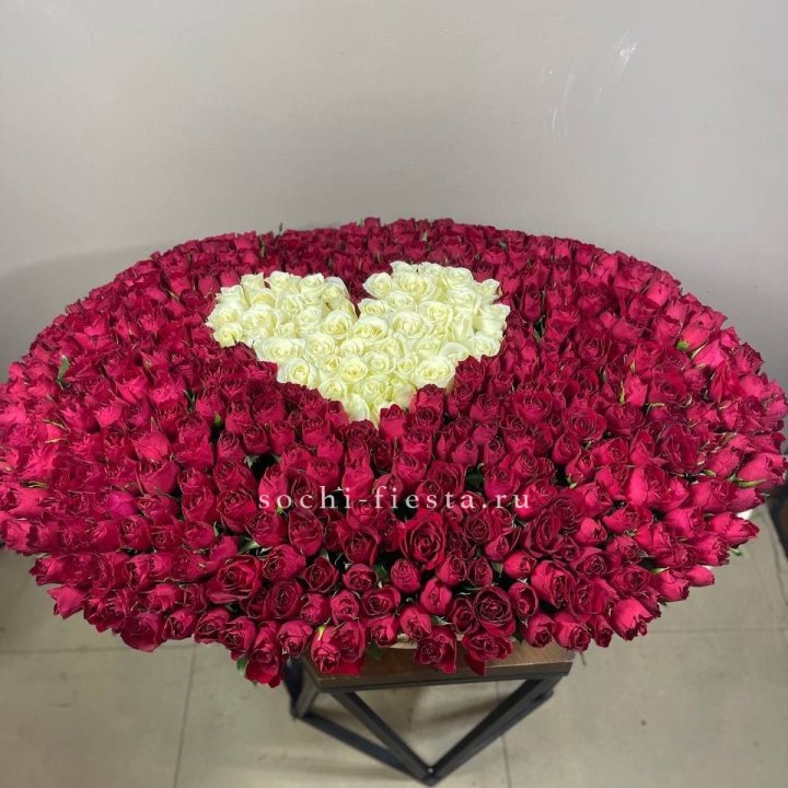 501 роза в корзине в Орске