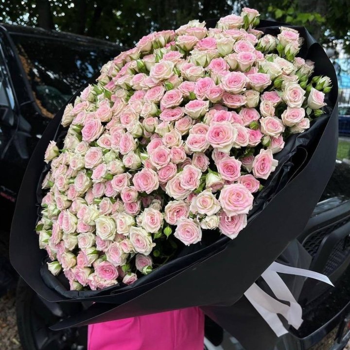 101 кустовая роза "Твистер" в Орске