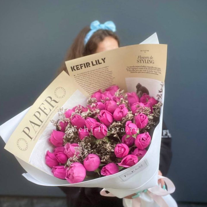 Пионовидные розы баблс №3 в Орске