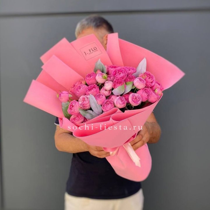 Пионовидные розы баблс №2 в Орске