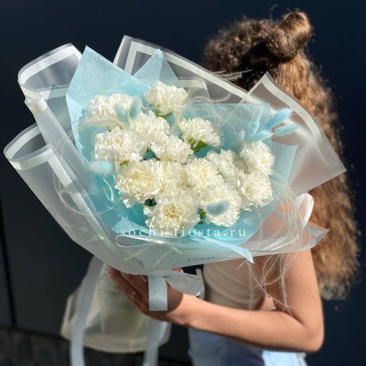 Воздушный букет из диантусов  в Орске