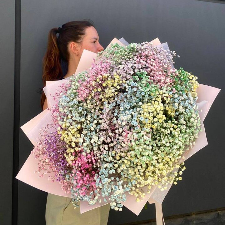 Пышный букет из гипсофил  в Орске