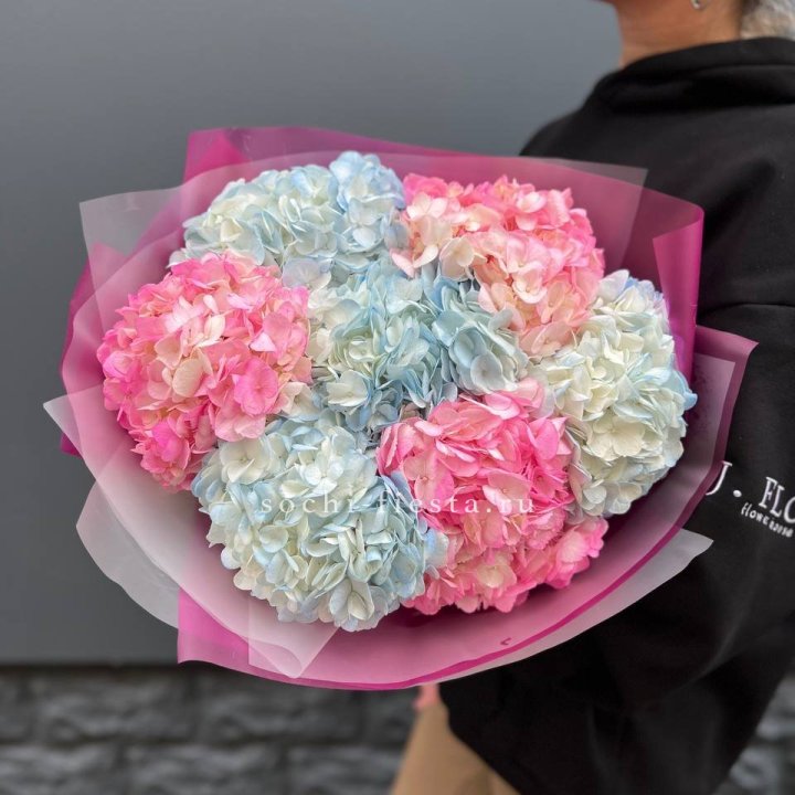 Букет гортензий "Тоника №2" в Орске