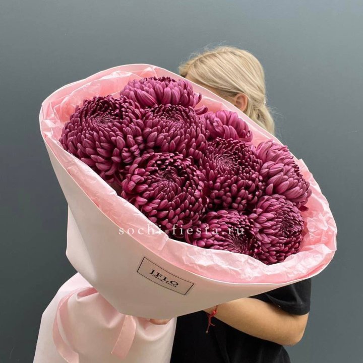 9 хризантем бигуди в Орске