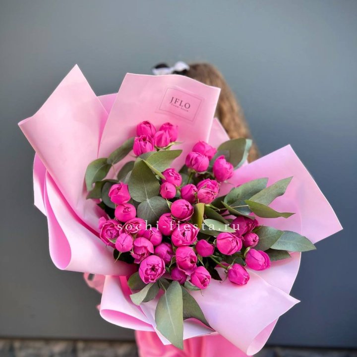 Пионовидные розы баблс в Орске