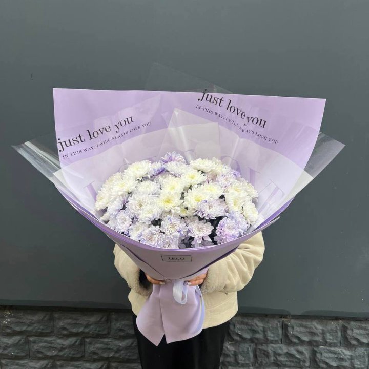 9 воздушных хризантем в Орске