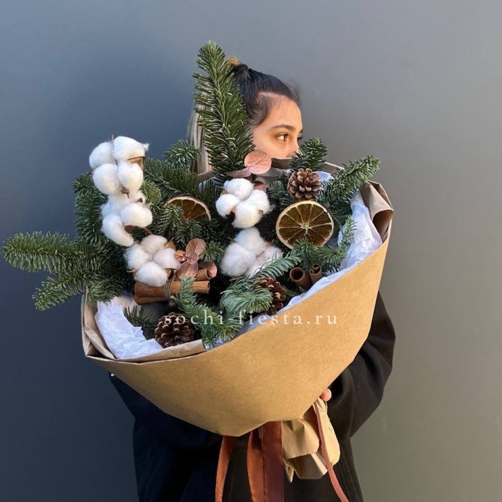 Зимний букет с нобилисом в Орске