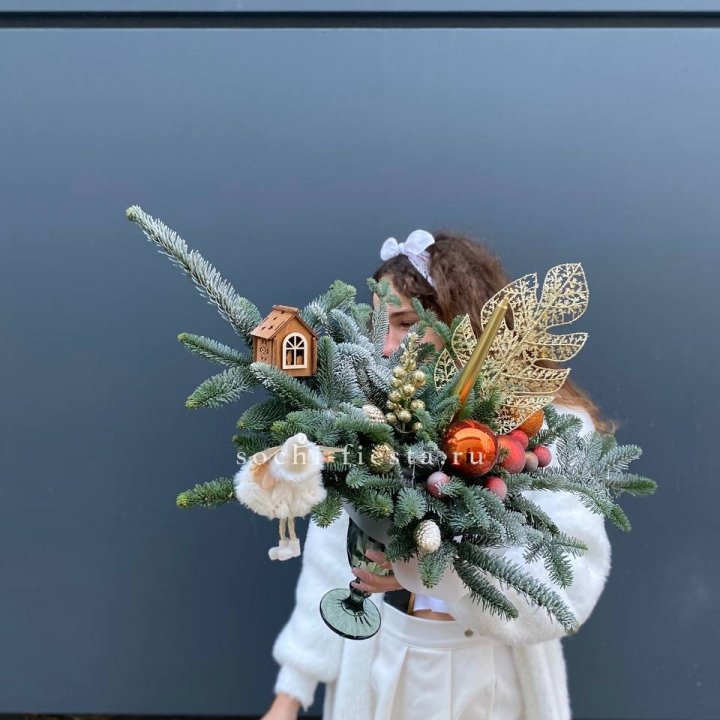 Композиция в бокале огненная  в Орске