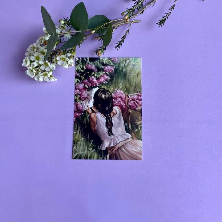 Открытка к букету "Среди пионов" в Орске